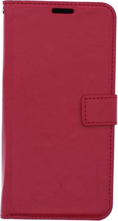 LuxeBass Telefoon Wallet Bookcase geschikt voor Huawei P40 Lite E-Portemonnee telefoonhoesje voor Bankpassen-Kunstleer-Siliconen Houder-Magnetische sluiten- Rood gsm hoesje - telefoonhoes - telefoonhoesjes - telefoonhoes - gsm hoes - telefoonhoesje