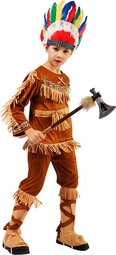 Indiaan kostuum kind - Carnavalskleding - Carnaval kostuum - Jongen - 4 tot 6 jaar