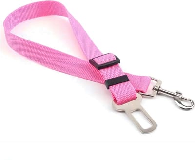 Nobleza Autogordel Hond - Hondengordel Auto - Verstelbaar 40-60 cm - Hondenriem Auto - Maat S - Roze