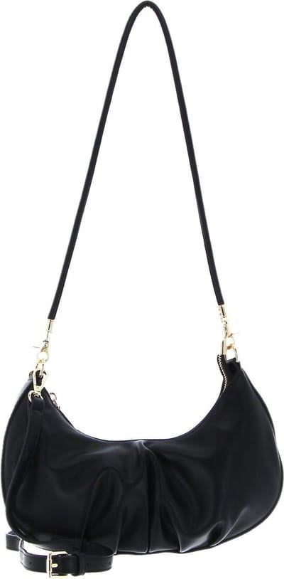 SEIDENFELT MANUFAKTUR Schoudertas Avondtas Norrvik Crossbody Bag Black / Gold Zwart