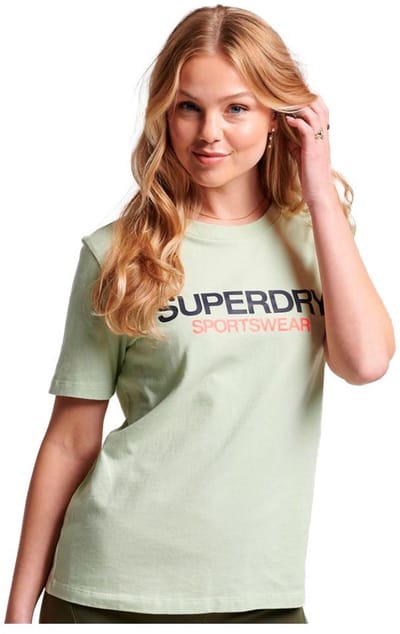 Superdry - Sportwear Logo T-shirt met losse pasvorm - Dames - T-shirts