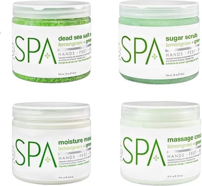 BCL SPA 4-Step Starter Kit XL – Lemongrass & Green Tea (Manicure & Pedicure)