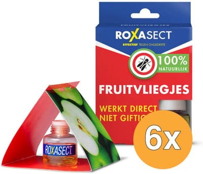 6X Roxasect Fruitvliegjesval - Voordeelverpakking!