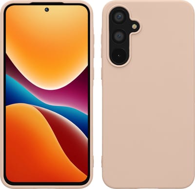 kwmobile telefoonhoesje geschikt voor Samsung Galaxy A55 5G - Hoesje voor smartphone - Back cover in kokosmelk