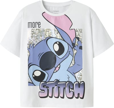 NAME IT - NKFFORA STITCH SS NREG TOP BOX NOOS WDI - Meisjes - T-shirts