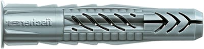 Universele pluggen - Wandpluggen pluggen - Bevestigen van objecten - Geleiding en anti-draaiing - 6 x 50 mm - Grijs