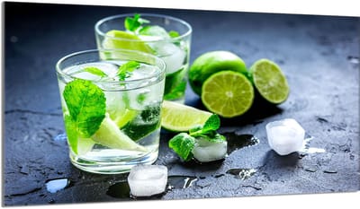 TMK ArtDeko - Schermplaat - 90x52 cm - Limon - Gehard Glas