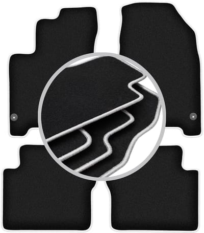 CARLUX-SILVER automatten voor: Renault Koleos I SUV (2007-2016)