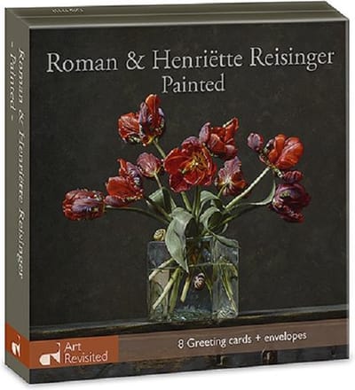 Kaartenmapje Roman & Henriëtte Reisinger - Painted - 4 x 2 afbeeldingen - 11x11cm