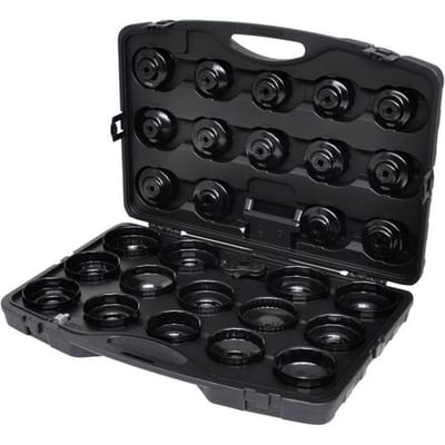 KS TOOLS 3/8" oliefiltersleutelset 30-delig - 150.9350