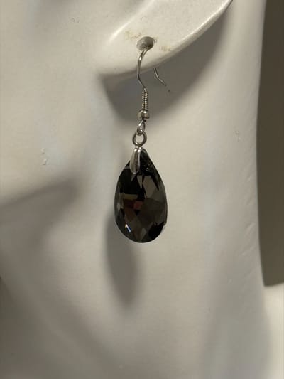 Zwarre druppel oorbellen || Make up | Parfum | Moederdag | Verjaardagscadeau| Cadeautje| Valentijnsdag| Kado | sieraden | vaderdag | oorbellen | oorsieraden