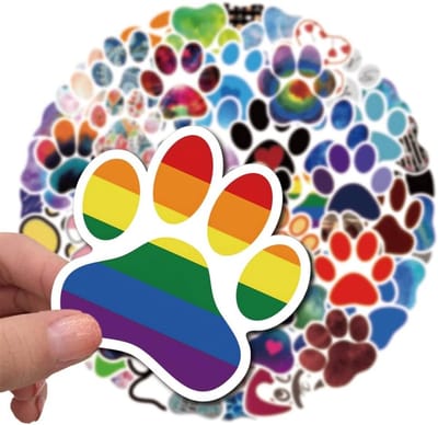 Dailygoods- Stickers 120 Stuks - Regenboog Stickers - Decoratieve Stickers - Kinderen - Creatieve Ontwerpen - Duurzaam en Kleurrijk - Decoratiestickers