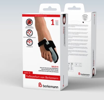 Berkemann Valex N, Hallux Valgus nachtspalk, maat L (41-48) per stuk (08450-002)