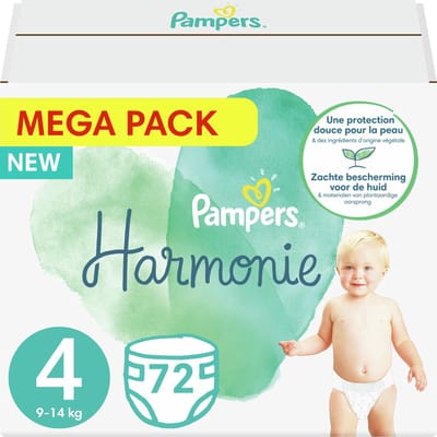 Pampers Harmonie luiers - Maat 4 - Mega Pack - 72 luiers