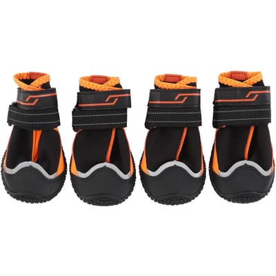 4 Stuks Waterbestendige Hondenlaarzen Anti-Slip Verstelbaar Slijtvast Warme Winter Hondenschoenen voor Groot 100m 328.08ft 0.3mm Diameter