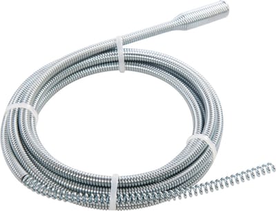Silverline Afvoerpijp ontstopper - kurkentrekker uiteinde - geïntegreerd handvat - 1,8 m x 6 mm