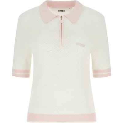 Slim fit poloshirt van viscosemix model 'GABRY'