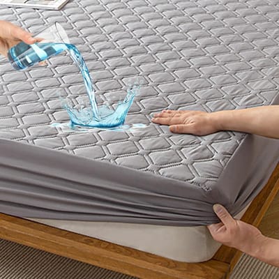 Dailygoods- Matrasbeschermer Waterdicht - Hoeslaken 90x200 cm - Katoen/Microvezel - Ademend - Elastische Randen - Bescherming tegen Vlekken - Matrashoes