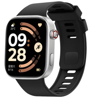 imoshion Siliconen bandje voor de Xiaomi Smart Band 10 Pro / 9 Pro / 8 Pro / Redmi Watch 6 / 5 / 4 - Zwart