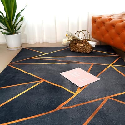 Geometrisch Tapijt Voor Woonkamer Fluwelen Tapijt Kinderslaapkamer Nachtkastje Tapijten Zacht Vierkant Pluizige Tapijten Thuis Bank Tafel Decor Mat 80x160cm beige
