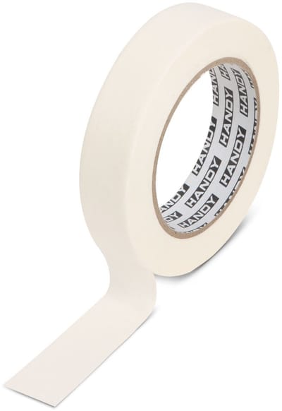 Afplaktape Wit 24 mm × 50 m – Schilderstape Met Watergedragen Lijm – Verwijderbaar Zonder Lijmresten – Voor Schilder- En Afplakwerk [11086A]