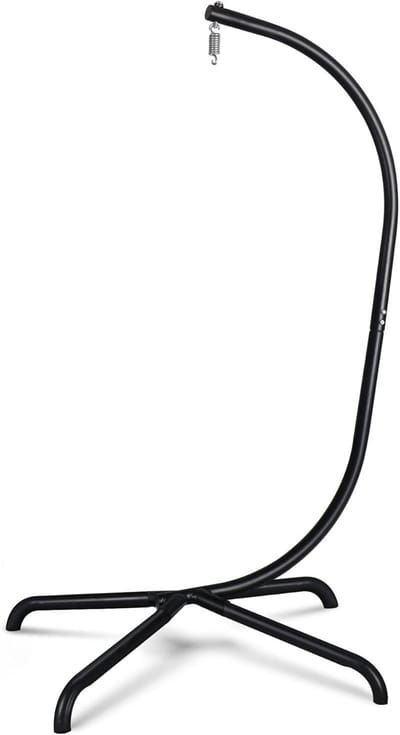 Egg Hangstoel - Hangstoel met Standaard - Chair voor Binnen en Buiten - Woonaccessoire