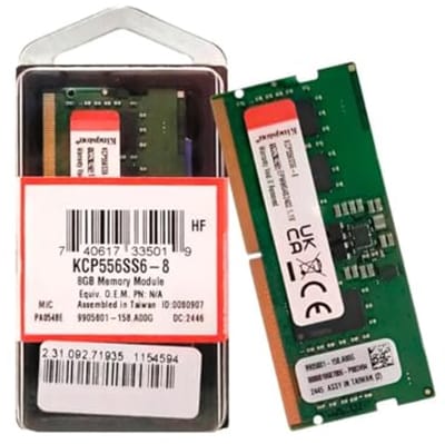 Kingston System Specific Memory SODIMM DDR5-5600 - 8GB - CL46 - Single Channel (1 pcs) - Groen