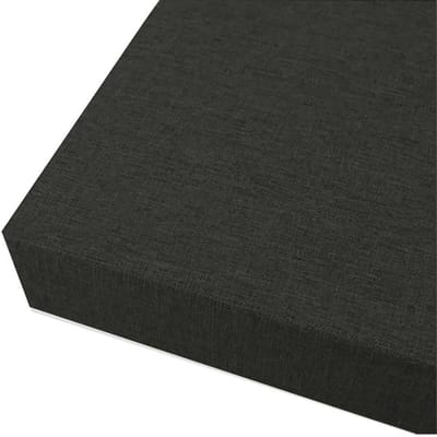 Zitkussen Bank - Buitenmeubels Kussen - Comfortabel Zitten - Afneembare Hoes - 200x60x5cm - Zwart