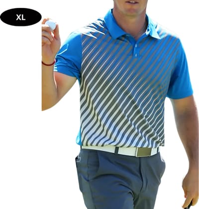 Bovista Golf Shirt Heren - T-shirt - Golfkleding - Golfen - Golf Accessoires - Polo Shirt - Marineblauw - Maat XL