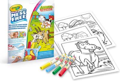 Crayola - Color Wonder - Hobbypakket - Vrienden Van De Boerderij - Kleurboek Voor Kinderen