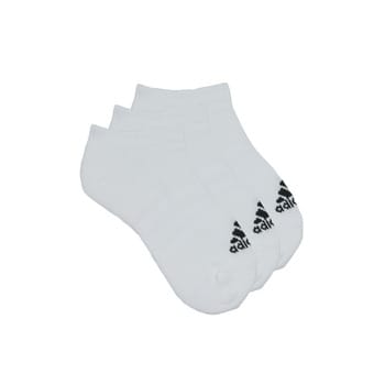 adidas Sportswear Gevoerde Korte Sokken 3 Paar - Unisex - Wit- 40-42