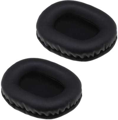 Allecto- Vervangende oorkussens - Compatibel met H5 en H7 - Eiwitleer - Zwart - Comfort - Headsets - Creatief geluid BlasterX - Schuim - Vervanging - 1 paar oorkussens