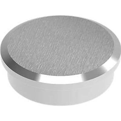 MAUL Magneet rond 1 stuk 21 kg staal metaal Neodymium Ø 3 x 0.9 cm zilver
