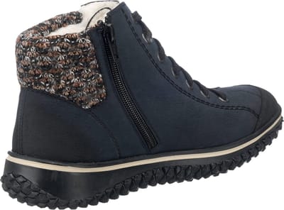 Rieker Veterschoenen Hoog Veterschoenen Hoog - blauw - Maat 36
