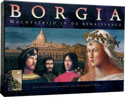 Phalanx Games Borgia Bordspel - Strategisch spel over macht en politiek