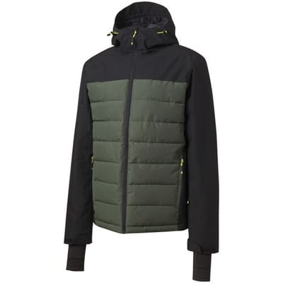 CRIVIT Heren ski-jas Classic (Zwart/kaki, XL (56/58))