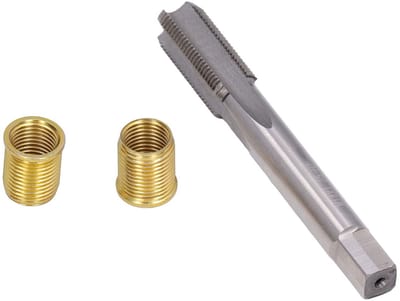 Dailygoods- Schroefdraadinzetstukken Professioneel - M12 x 1,25 - M14 x 1,25 - Schroefdraad-reparatieset - Roestvrij Staal - Stalen Kraan - Schroefdraadreparatieset