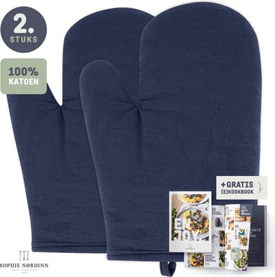 Handschoenen van Sophie Nordinn® - Handschoen Nora (Donkerblauw) - Universele wanten 2 Stuks