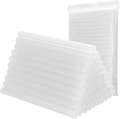 Set van 67 hete lijmstiften 11 mm x 150 mm voor lijmpistolen, snel drogend en transparant, ideaal voor DIY-projecten en reparaties, diameter 11 x 150 mm