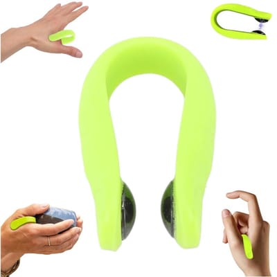 1 stuk - Draagbare Acupressuur- Hoofdpijn - Zwart - 5*2.8cm - Migraine - Energie - Stress - Ontspanning - Kalmerend - Pijnverlichting - Spanning - Stijfheid - Nekklachten - Rugklachten - Yoga - Natuurlijke Genezing