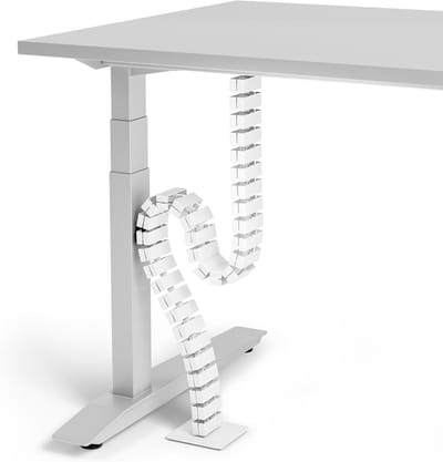 Kabelgoot Bureau - Kabel Organizer - Bureau Kabelbeheer - Magnetische Kettingschakel - Tot 125 cm - Zwart