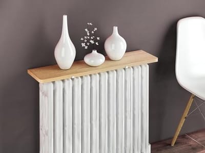 Omkeerbare Radiatorplank zonder Boren - 120 x 12 cm - Vocht- en Hittebestendig