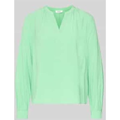 Comfort Fit blouse met lange mouwen van zuivere viscose