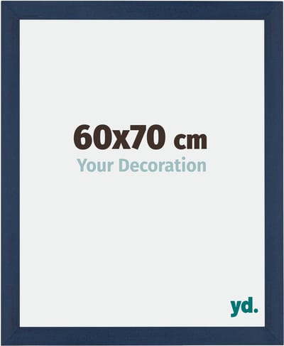Your Decoration - Fotolijst 60x70 cm - MDF - Donkerblauw Geveegd - Mura