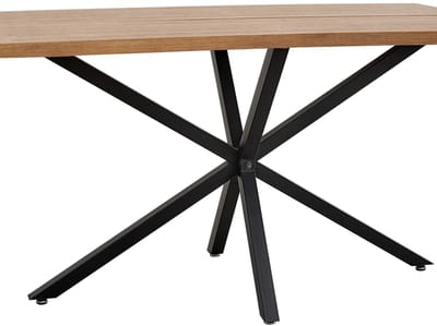 QUESTYR Eettafel – 140×80 cm – Donker Hout – Moderne Rechthoekige Eettafel voor 4–6 Personen – Stabiel Onderstel – Stijlvolle Keukentafel