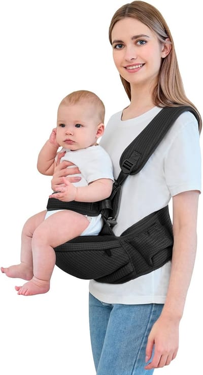 Draagzak met Heupzitje - Baby Carrier Baby Draagzak - Baby Dragen - Ergonomisch Ontwerp