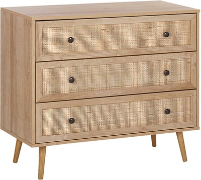 PONCA - Commode - Lichte houtkleur - Vezelplaat