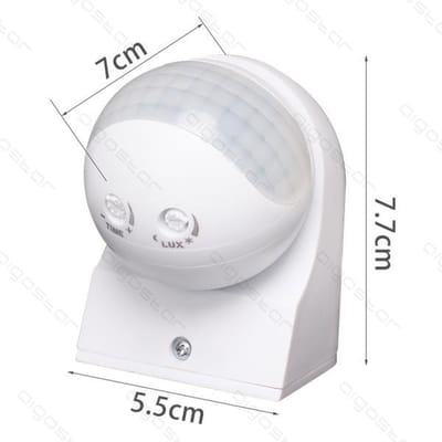 LED Bewegingssensor Opbouw - Pir Infrarood - 230V (Max 400W)
