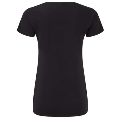 Fruit of the Loom Dames/Dames Iconic 150 V Hals T-shirt (Zwart)