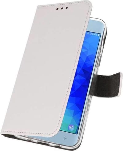 Bestcases Pasjeshouder Telefoonhoesje Samsung Galaxy J3 (2018) -  Wit